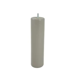 Bar plus Pied de lit cylindrique en hêtre taupe H. 25 x Ø6,8 cm Outlet