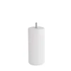 Bar plus Pied de lit cylindrique en hêtre blanc H. 15 x Ø6,8 cm Best
