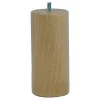 Bar plus Pied de lit cylindrique H. 150 mm x ø70 mm verni