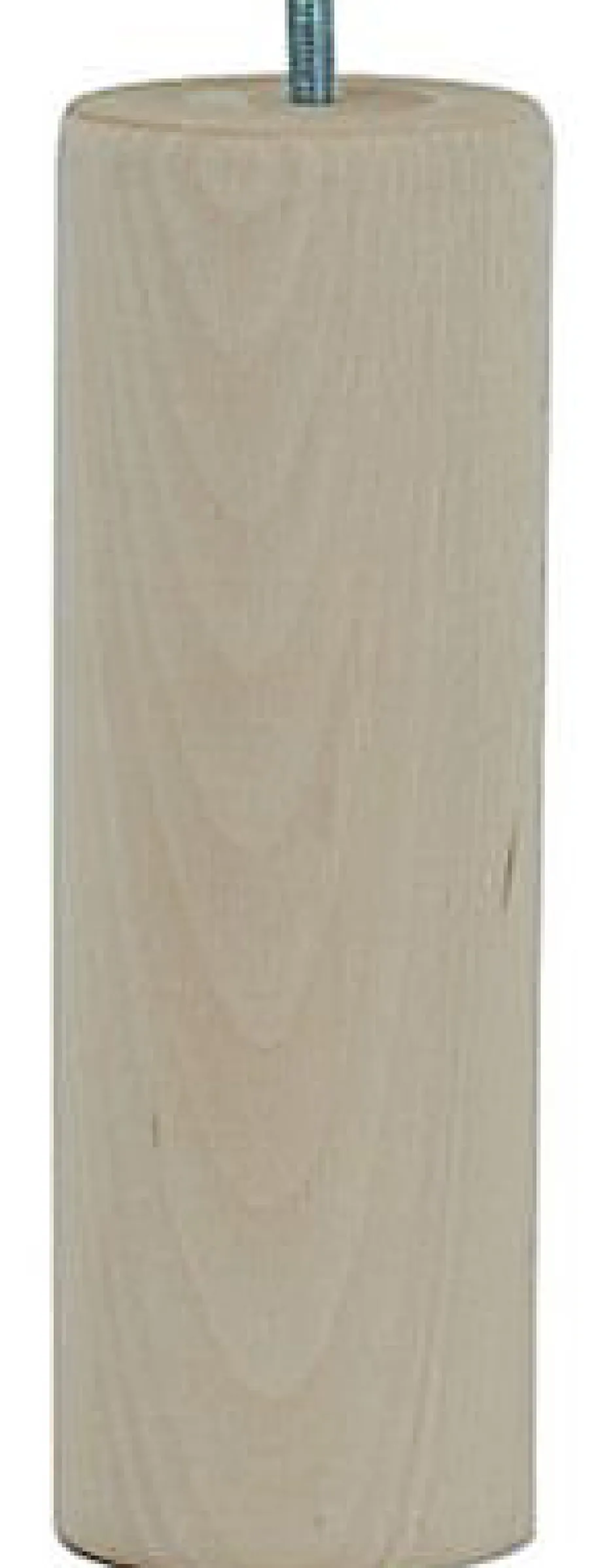 Bar plus Pied de lit cylindrique H. 200 mm x ø70 mm brut