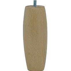 Bar plus Pied de lit olive H. 150 mm x ø58 mm verni Hot
