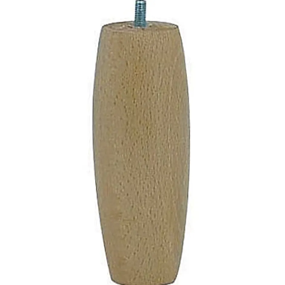 Bar plus Pied de lit olive H. 150 mm x ø58 mm verni Hot