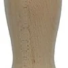 Bar plus Pied de lit Quercy H. 200 mm x Ø 58 mm verni