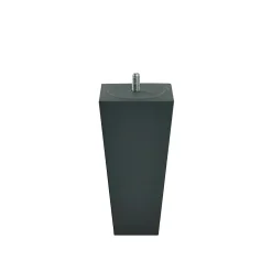 Bellecour Pied de lit triangulaire Gris Hauteur 16 cm (vendu à l'unité)