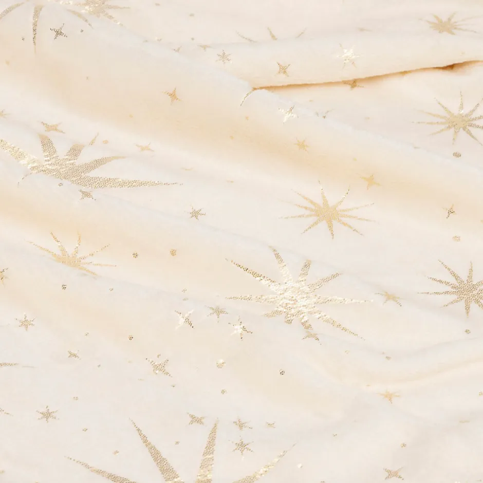Atmosphera Créateur D'Intérieur PLAID ETOILE OR MAGI 130X180CM - Atmosphera