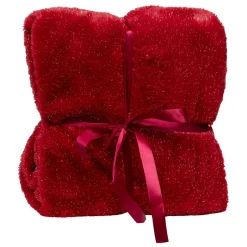 Feeric Lights & Christmas Plaid four tilde rouge 130x180 - Sale