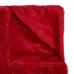 Feeric Lights & Christmas Plaid four tilde rouge 130x180 - Sale