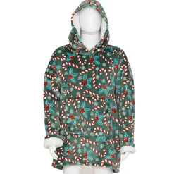Atmosphera Créateur D'Intérieur PLAID MANCHES ADULTE HOUX ISAR - Atmosphera