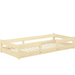 Kobi Plancher lit bas Lila 180x80 cm - bois naturel Montessori Best