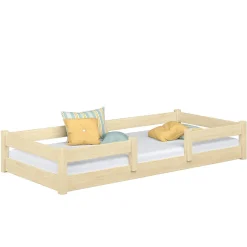Kobi Plancher lit bas Lila 180x80 cm - bois naturel Montessori Best