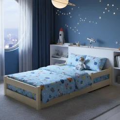 Kobi Plancher lit bas Lila 120x60 cm - bois naturel Montessori Sale