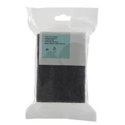 Éponge à récurer noire L.13 x l.4,5 x ép.9 cm Outlet