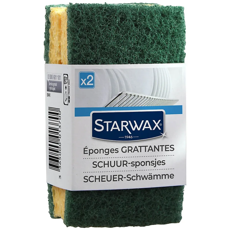 Éponge grattante multi-surfaces vendue par 2