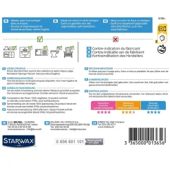 Éponge végétale Starwax l.3 x H.12 x P.18.2 cm vendue par 2