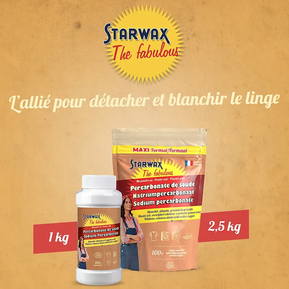 Starwax Fabulous Poudre à base de percarbonate 2,5kg New