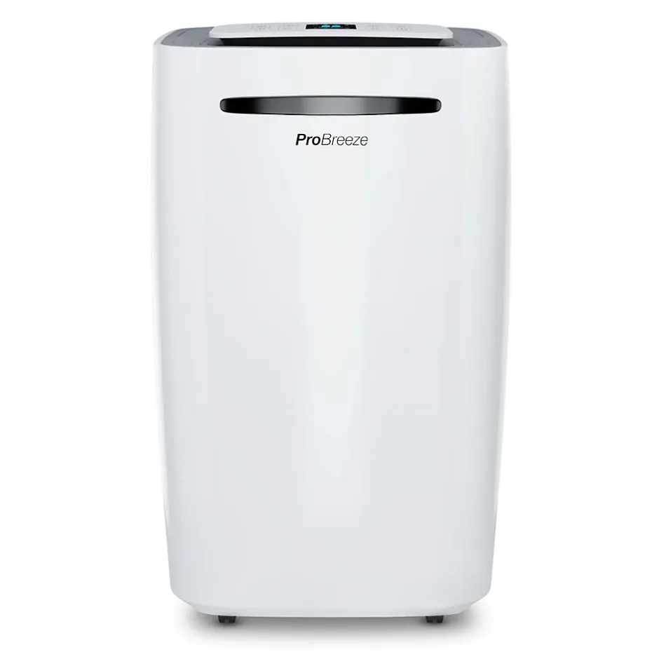 Pro Breeze Déshumidificateur portable 20l pour pièce jusqu'à 30 m², avec 4 modes, drainage continu Discount