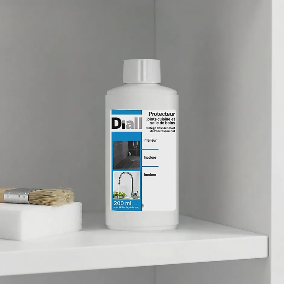 Diall Protecteur joints cuisine et salle de bains 200ml