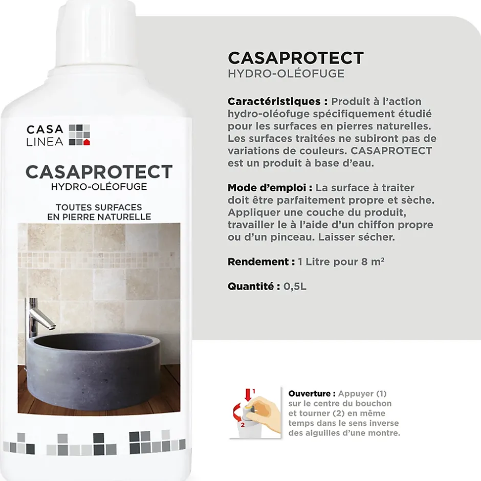 Casa Linéa Protecteur Pierre naturelle extérieur intérieur CASA LINEA 500 Ml Sale