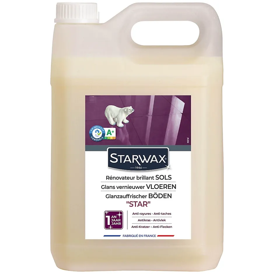 Starwax Protecteur sol carrelés Star Grand brillant longue durée 5 L Best
