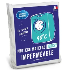 Sweetnight Protège matelas - Alèse Imperméable et Micro Respirante - Souple et Silencieux - Lavable à 90 degrés