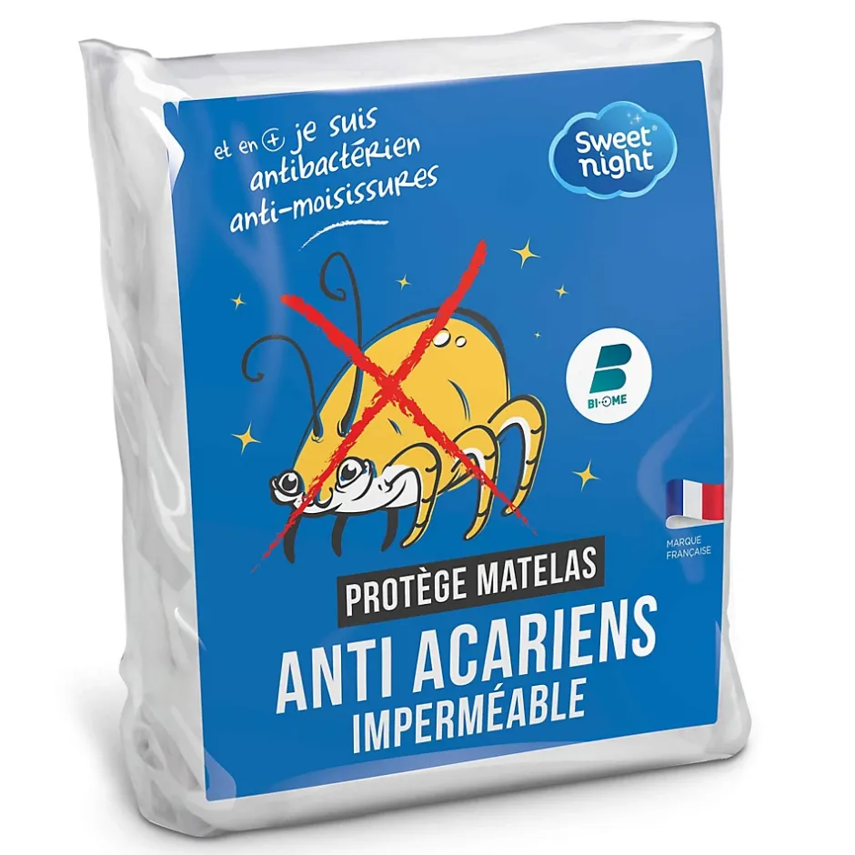 Sweetnight Protège matelas - Lit Articulé - Alèse Imperméable et Anti Acariens - Molleton 100% coton New