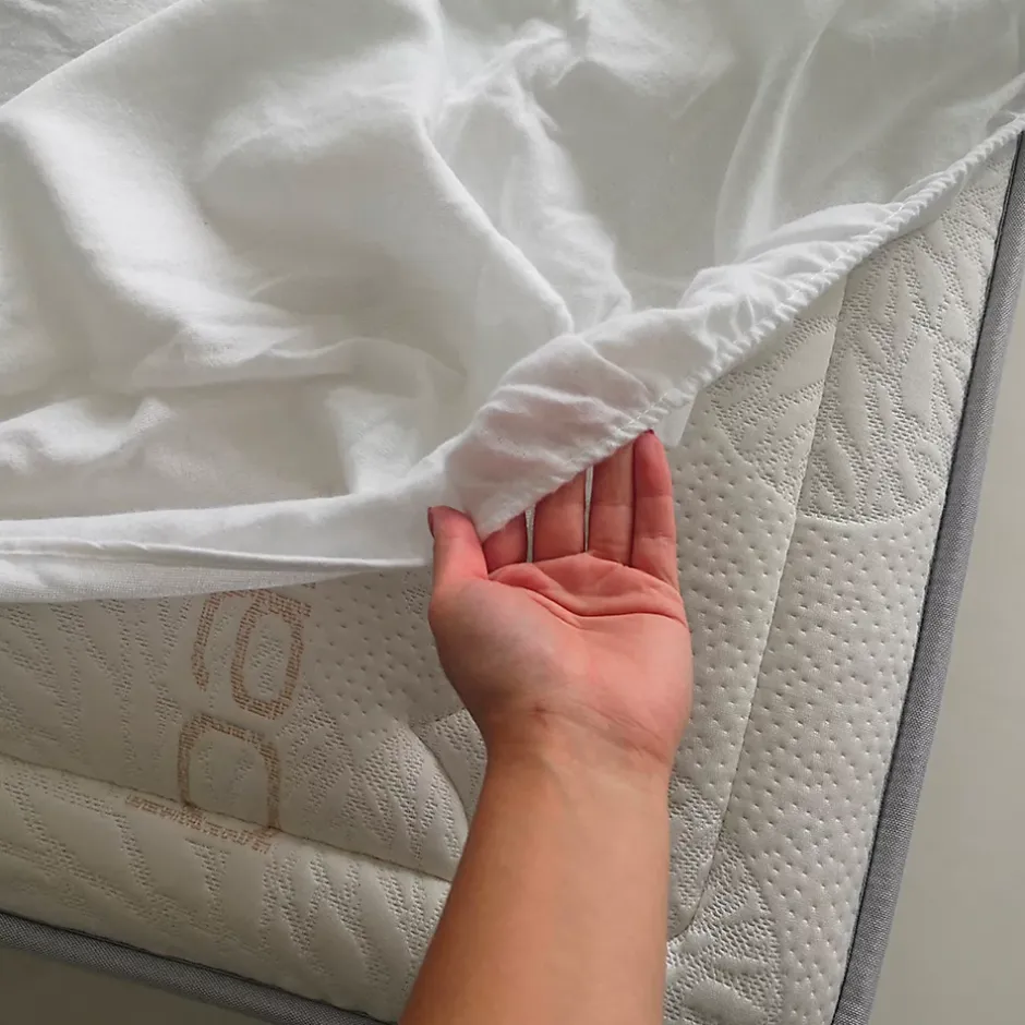 Olympe Literie Protège matelas absorbant Songe en coton 160x200 cm Sale