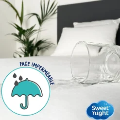 Sweetnight Protège matelas Bébé - Alèse Imperméable et Micro Respirante - Souple et Silencieux - Lavable à 90 degrés