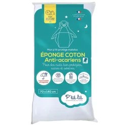 P’Tit Lit Protège Matelas Bébé Anti Acariens - Alèse Imperméable - Bouclette 100% coton - Silencieux et Absorbant - Oeko Tex Discount