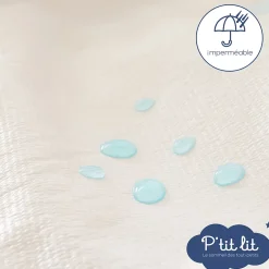 P’Tit Lit Protège Matelas Bébé Anti Acariens - Alèse Imperméable - Bouclette 100% coton - Silencieux et Absorbant - Oeko Tex Discount