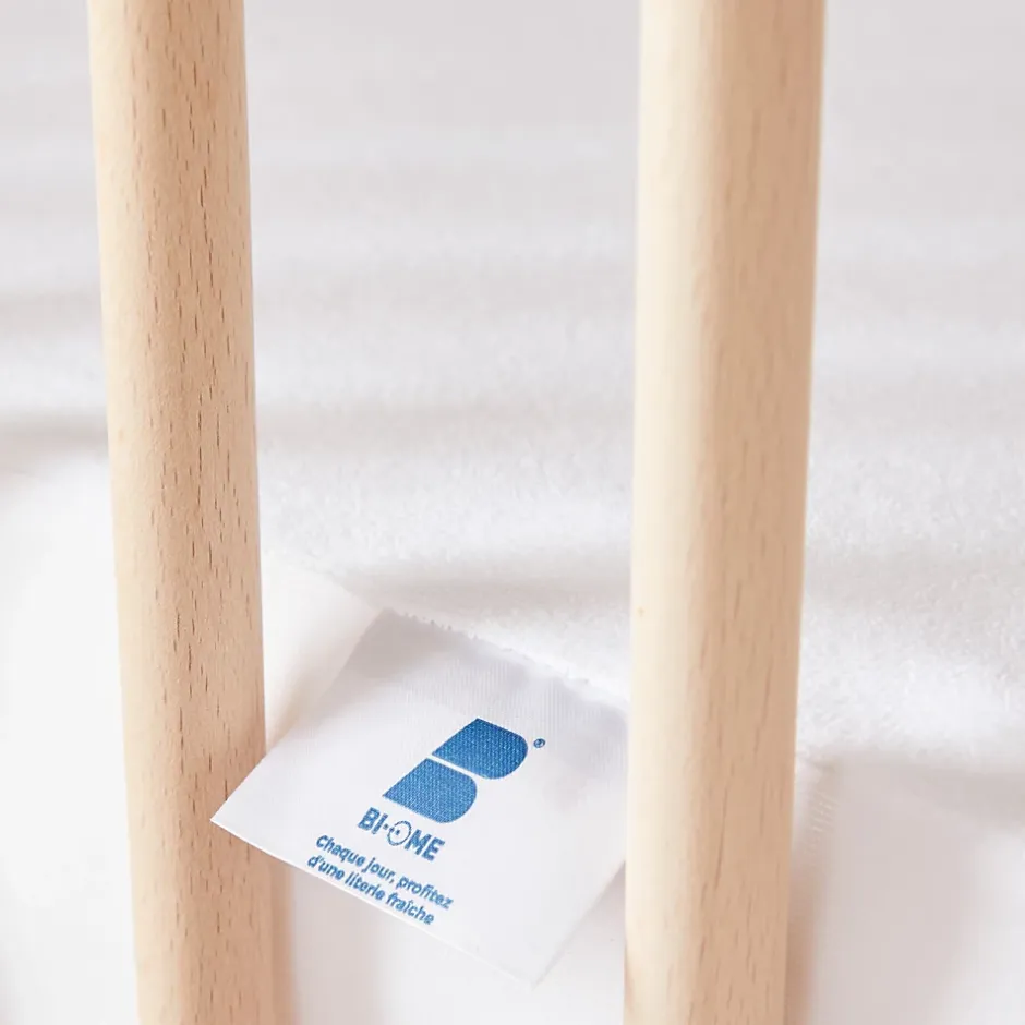 Babysom Protège Matelas Bébé Anti-acarien - Alèse imperméable Souple et Silencieuse - Bouclette 100% Coton : Doux et Absorbant - Oeko-Tex Outlet