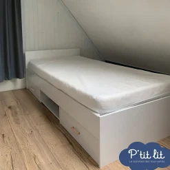 P’Tit Lit Protège Matelas Enfant Anti Acariens - Alèse Imperméable - Bouclette 100% coton - Silencieux et Absorbant New