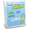 Sweetnight Protège Matelas 90x190 cm - Molleton 100% Coton - Traitement Végétal Anti-Acariens Greenfirst Outlet
