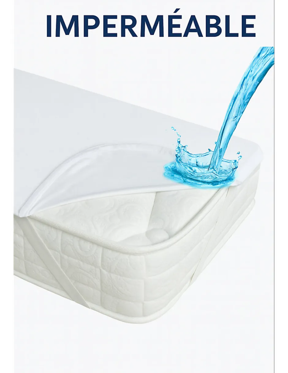 By Sommiflex. Protège Matelas 90x190 Imperméable Lavable, Respirant et Silencieux Convient à