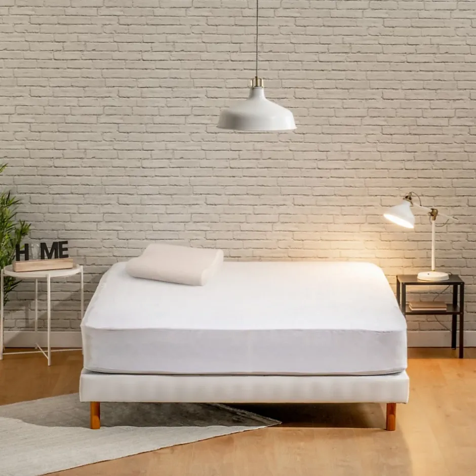 Bleu Calin Protège matelas 140x190cm Imperméable et Respirant Sale