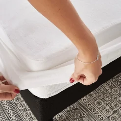 Future Home Protège-matelas anti-acariens absorbant coton 140x200cm