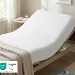 Sweetnight Protège-matelas 160x200 cm Imperméable - Forme Drap Housse - Lavable à 90C - Oeko-Tex Clearance