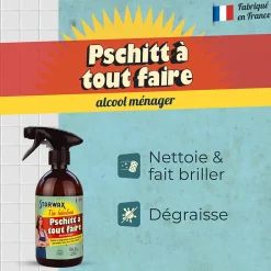Starwax Pschitt à tout faire nettoyant multi-usages à l'alcool ménager The fabulous 1L Hot