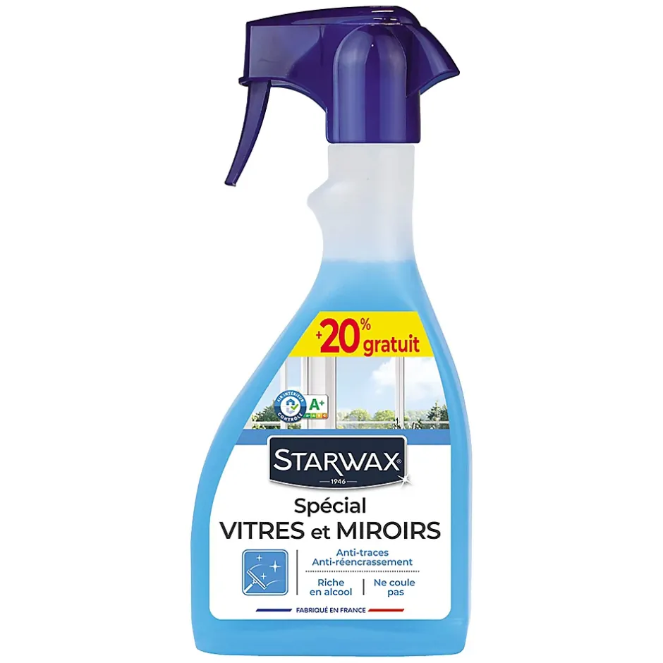 Starwax Pulvérisateur vitres 500ml +20% gratuit Sale