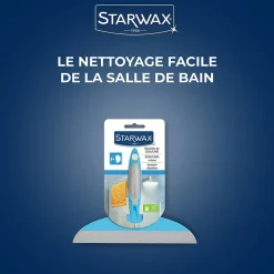 Starwax Raclette de douche coloris bleu/gris largeur 230 mm New