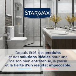 Starwax Raclette de douche coloris bleu/gris largeur 230 mm New