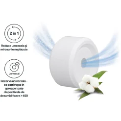 GoodHome Recharge pour absorbeur d'humidité 2 galets coton 20m² 450g Discount