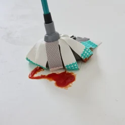 GoodHome Recharge pour balai-serpillère à franges microfibre et plastique blanc et bleu l.8 cm Clearance