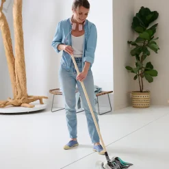 GoodHome Recharge pour balai-serpillère à franges microfibre et plastique blanc et bleu l.8 cm Clearance
