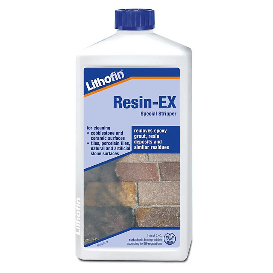 Lithofin Resin-EX - Nettoyant acide et solvanté pour le décapage spécial- - 1 L Discount