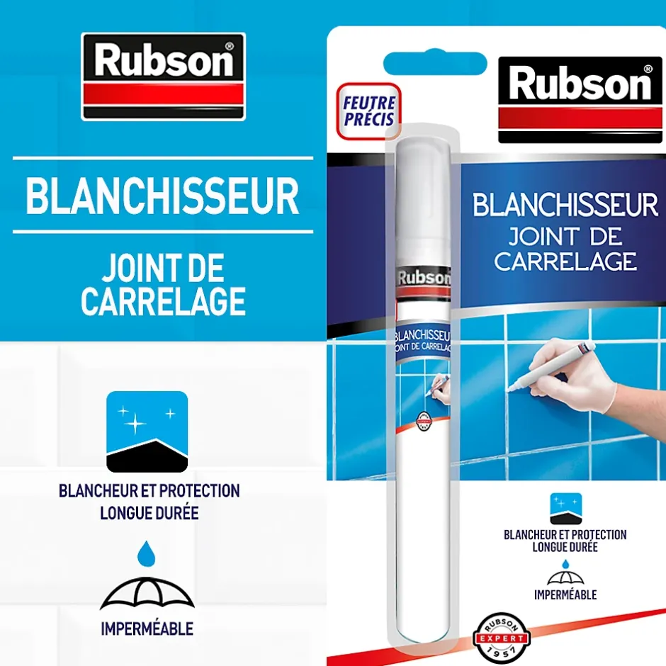 Rubson Rénov joint de carrelage feutre blanc 7ml Online