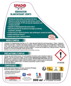Spado Rénovateur blanchissant joints Ecocert 500ml Discount