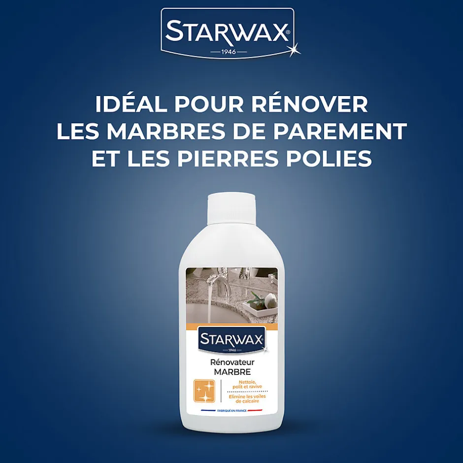 Starwax Rénovateur marbre et pierres naturelles 250ml