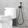 Kibath Robinet WC HYGIÈNE INTIME 2 eaux NOIR mat en laiton Hot