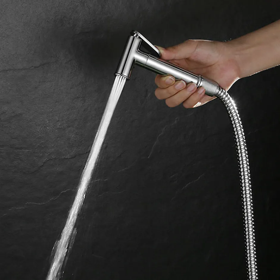 Kibath Robinet WC HYGIÈNE INTIME 1 eau Chrome brillant en laiton