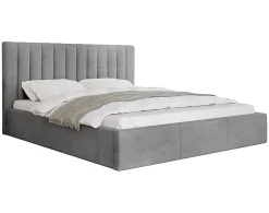 Best Mobilier Rosario - lit coffre - 180x200 - sommier inclus - en velours -